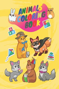 Coloring book animals