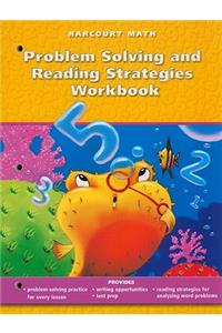 California Harcourt Math: Problem Solving and Reading Strategies Workbook, Grade 2