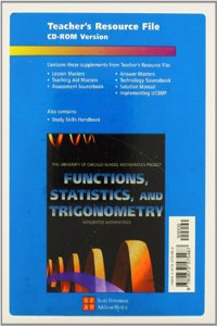Ucsmp Functions Statistics & Trigonomety 1998 Teachers Resource CD-ROM