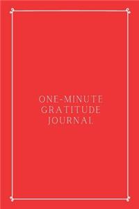 One-Minute Gratitude Journal