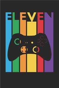 Gaming Notebook for 11 Year Old Boys and Girls - Colorful Gaming Journal - 11th Birthday Gift for Gamer Diary