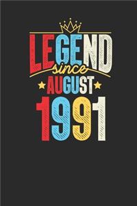 Legend Since August 1991