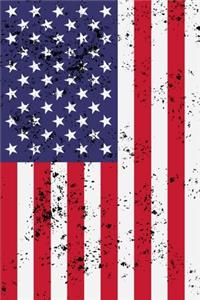 American Flag Notebook