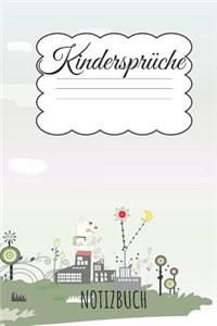 Kindersprüche Notizbuch