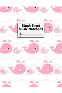 Blank Sheet Music Notebook