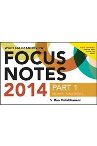 Wiley CIAexcel Exam Review 2014 Focus Notes