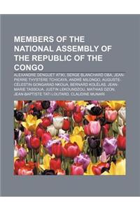 Members of the National Assembly of the Republic of the Congo