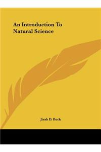 An Introduction to Natural Science