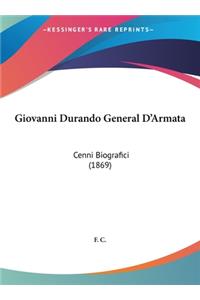 Giovanni Durando General D'Armata