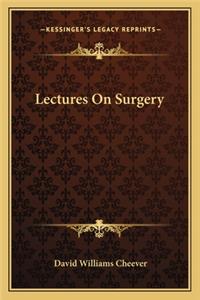 Lectures On Surgery