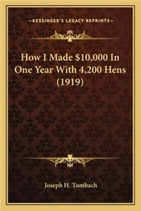 How I Made $10,000 in One Year with 4,200 Hens (1919)