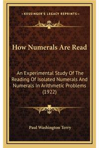 How Numerals Are Read