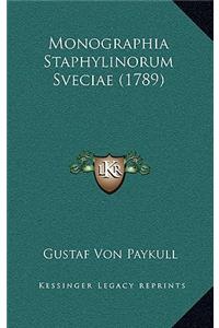 Monographia Staphylinorum Sveciae (1789)