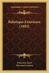 Balistique Exterieure (1892)