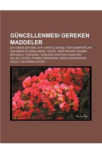 Guncellenmesi Gereken Maddeler