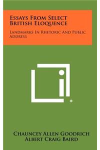 Essays from Select British Eloquence