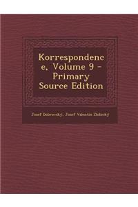 Korrespondence, Volume 9