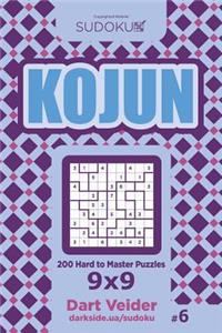 Sudoku Kojun - 200 Hard to Master Puzzles 9x9 (Volume 6)