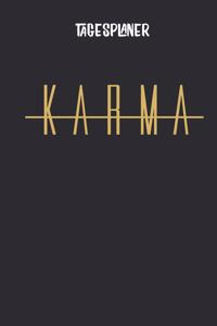 Tagesplaner mit Karma minimalistisch