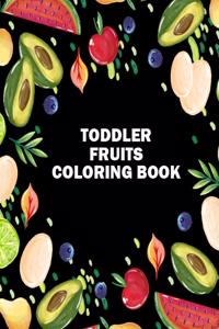 Toddler Fruits Coloring Book