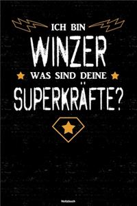 Ich bin Winzer was sind deine Superkräfte? Notizbuch