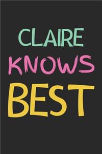 Claire Knows Best