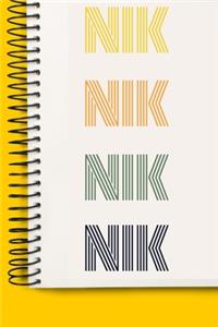 Name NIK A beautiful personalized