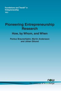 Pioneering Entrepreneurship Research