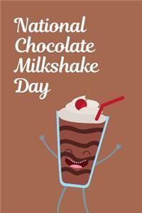 National Chocolate Milkshake Day: September 12th - Chocolate Lovers - Treats - Smoothies - Sundae - Gelato - Frozen - Dessert - Snow Cones - Sweet Frozen Food