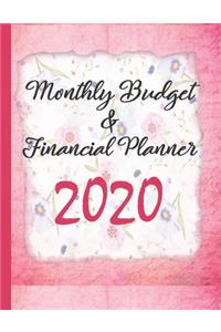 Monthly Budget & Financial Planner 2020