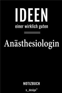 Notizbuch für Anästhesiologen / Anästhesiologe / Anästhesiologin