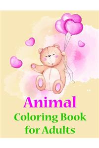 Animal Coloring Book for Adults