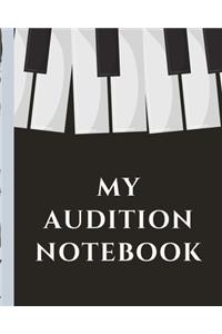 My Audition Notebook