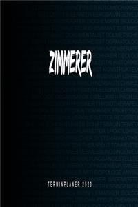 Zimmerer - Terminplaner 2020