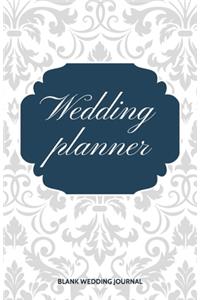 Wedding Planner Small Size Blank Journal-Wedding Planner&To-Do List-5.5