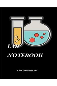 Lab Notebook 100 Carbonless Set: Chemistry Students 100 Duplicate Page Sets
