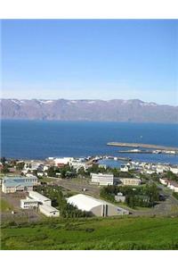 Reykjavik Iceland Notebook Large Size 8.5 x 11 Ruled 150 Pages Softcover
