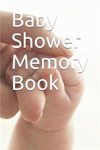 Baby Shower Memory Book