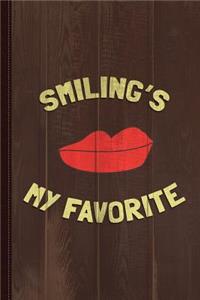Smiling's My Favorite Vintage Journal Notebook
