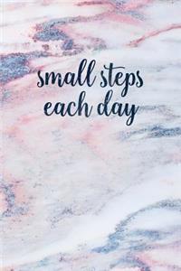 Small Steps Each Day