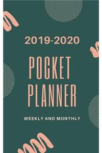 2019-2020 Pocket Planner Weekly and Monthly