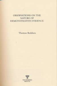 Observations on the Nature of Demonstrative Evidence