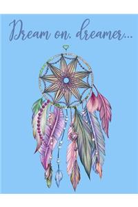 Dreamcatcher College Ruled Composition Journal Notebook