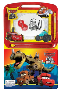 Disney Cars: On the Road - Activity Book Learning, Writing, Sketching with Magnetic Drawing Doodle Pad for Kids