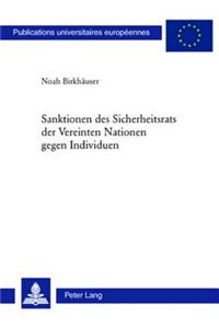 Sanktionen Des Sicherheitsrats Der Vereinten Nationen Gegen Individuen