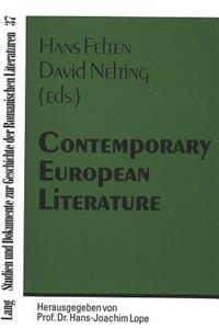 Contemporary European Literature