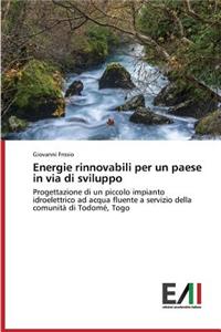 Energie rinnovabili per un paese in via di sviluppo