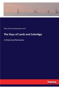 Days of Lamb and Coleridge