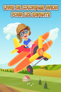Livre de coloriage d'avions pour les enfants