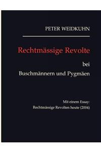 Rechtm Ssige Revolte Bei Buschm Nnern Und Pygm En
